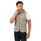 Men's Jacket C.P. Company Shell-R Goggle Full Zip Sleeveless Vest in Grey - 2XL Regular