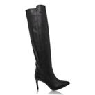 Women's Boots Reiss Zinnia Knee High Pointed Toe in Black