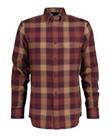 Men's Shirt Gant Regular Fit Herringbone Flannel Checked Button up in Red - M Regular