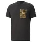 Men's T-Shirt Puma OPR Short Sleeve in Black - L Regular