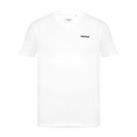 Men's T-Shirt Firetrap Path V Neck Cotton Short Sleeve in White - XL Regular