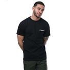 Men's T-Shirt Berghaus Men's Seek Wonder Regular Fit in Black - L Regular