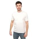 Men's T-Shirt CP Company Short Sleeve Cotton Regular Fit in White - 2XL Regular