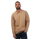 Men's Sweatshirt Gant Icon Relaxed Fit Half-Zip Pullover in Cream - L Regular
