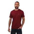 Men's T-Shirt Gant Regular Fit Shield Cotton Short Sleeve in Red - M Regular
