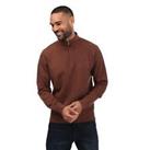 Men's Sweatshirt Gant Sacker Rib Regular Fit Half-Zip Pullover in Brown - L Regular