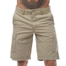 Men's Shorts Jack Jones Zeus Loose Fit Cotton Cargo in Cream - M Regular