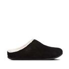 Women's Slippers Fit Flop Chrissie Shearling Slip on in Black