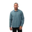 Men's Shirt Snow Peak Flexible Insulated Overshirt Jacket in Blue - L Regular