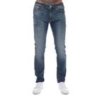 Men's Tommy Hilfiger Austin Zip Fly Slim Tapered Jeans in Blue - 29L Regular