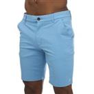 Men's Shorts Farah Basset Regular Fit Chino in Blue - 2XL Regular