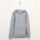 Boy's Lyle And Scott Sport Tech Fleece Pullover Hoodie in Grey