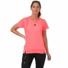 Women's adidas HEAT.RDY Training Regular Fit Breathable T-Shirt in Pink - 4-6 Regular