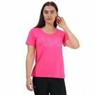 Women's Under Armour UA RUSH Energy T-Shirt in Pink - 4-6 Regular
