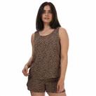 Women's Vero Moda Easy Loose Fit Leopard Print Sleeveless Tank Top - 12 Loose Fit
