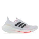 Women's adidas Ultraboost 21 Sock Like Running Trainer Shoes in White