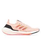 Women's adidas Ultraboost 22 HEAT.RDY Lace up Running Trainer Shoes in Pink