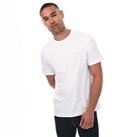 Men's Farah Eddie Crew T-Shirt in White - L Regular