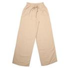 Women's Only Caro High Waist Loose Fit Linen Trousers in Brown - 6 Regular