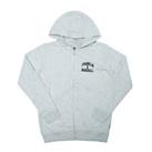 Boy's Franklin And Marshall Junior Vintage Arch Full Zip Hoodie in Grey