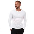 Men's C.P. Company 70/2 Mercerized Long Sleeve Cotton T-Shirt in White - XL Regular