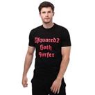 Men's DSquared2 Goth Surfer Slim Fit Cotton T-Shirt in Black - M Regular