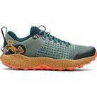 Men's Under Armour UA HOVR Ridge Trail Running Trainer Shoes in Green