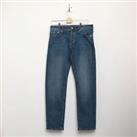 Men's Jack Jones Mike Original Button Fastened Slim Fit Jeans in Blue - 36R Regular