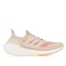 Women's adidas Ultraboost 21 Sock Like Running Trainer Shoes in Pink