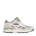 Men's Trainers Mizuno Sky Medal Lace up Suede and Mesh Upper in Grey - UK 5 Regular