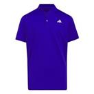 Men's Polo T-Shirt adidas Golf Sport Collar Shirt Regular Fit in Blue - 11-12 Regular