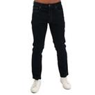 Men's Jeans Farah Lawson Regular Fit Stretch Zip Fly in Blue - 34R Regular