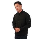 Men's Shirt Jacket C.P. Company Tayon L Full Zip Overshirt in Black - M Regular