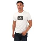 Men's C.P. Company 30/1 Cotton Jersey Label T-Shirt in White - 2XL Regular