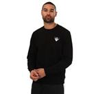 Men's Sweatshirt Emporio Armani EA7 Regular Fit Pullover in Black - M Regular