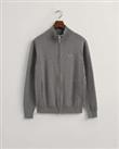 Men's Jacket Gant Classic Cotton Full Zip Cardigan in Grey - 2XL Regular