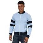 Men's Jacket Lacoste Heritage Teddy Style Full Zip in Blue - XS Regular