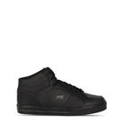 Men's Trainers lonsdale Canons High Top Lace up Casual in Black