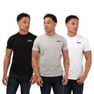 Men's DKNY 3 Pack Embroidered Logo T-Shirt in other - M Regular