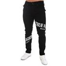 Men's Jeans True Religion Rocco SN Flap Toss Logo Skinny Fit in Black - 34R Regular