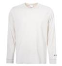 Men's T-Shirt Nudie Co Rebirth Relaxed Fit Long Sleeve in White - S Regular