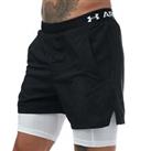 Men's Shorts Under Armour UA Vanish Woven 2-in-1 Vent in Black - XL Regular