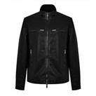 Men's Jacket Firetrap PU Full Zip in Black