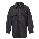 Women's Shirt Firetrap Button up Shacket in Black - 14 Regular