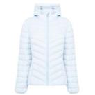 Women's Coat SoulCal Micro Bubble Full Zip Hooded Jacket in Blue - 14 Regular