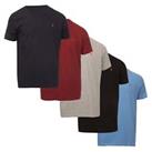 Men's T-Shirts Farah Watten 5 Pack Lounge in Multicolour - XL Regular