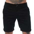 Men's Shorts Jack Jones Fred Zip Fly Regular Fit Chino in Black - L Regular