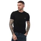 Men's T-Shirt C.P. Company Small Logo Short Sleeve in Black - L Regular