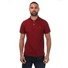 Men's T-Shirt Gant Contrast Short Sleeve Regular Fit Pique Polo in Red - 2XL Regular