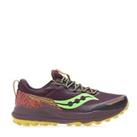 Men's Trainers Saucony Xodus Ultra 2 Mesh Upper Lace up in Purple
